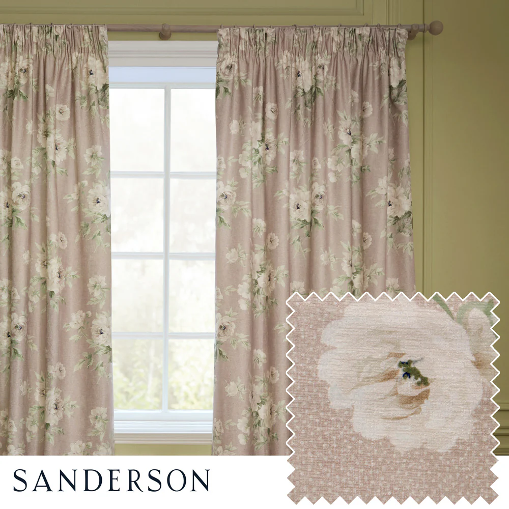 Adele Floral Chenille Curtains - Image 6