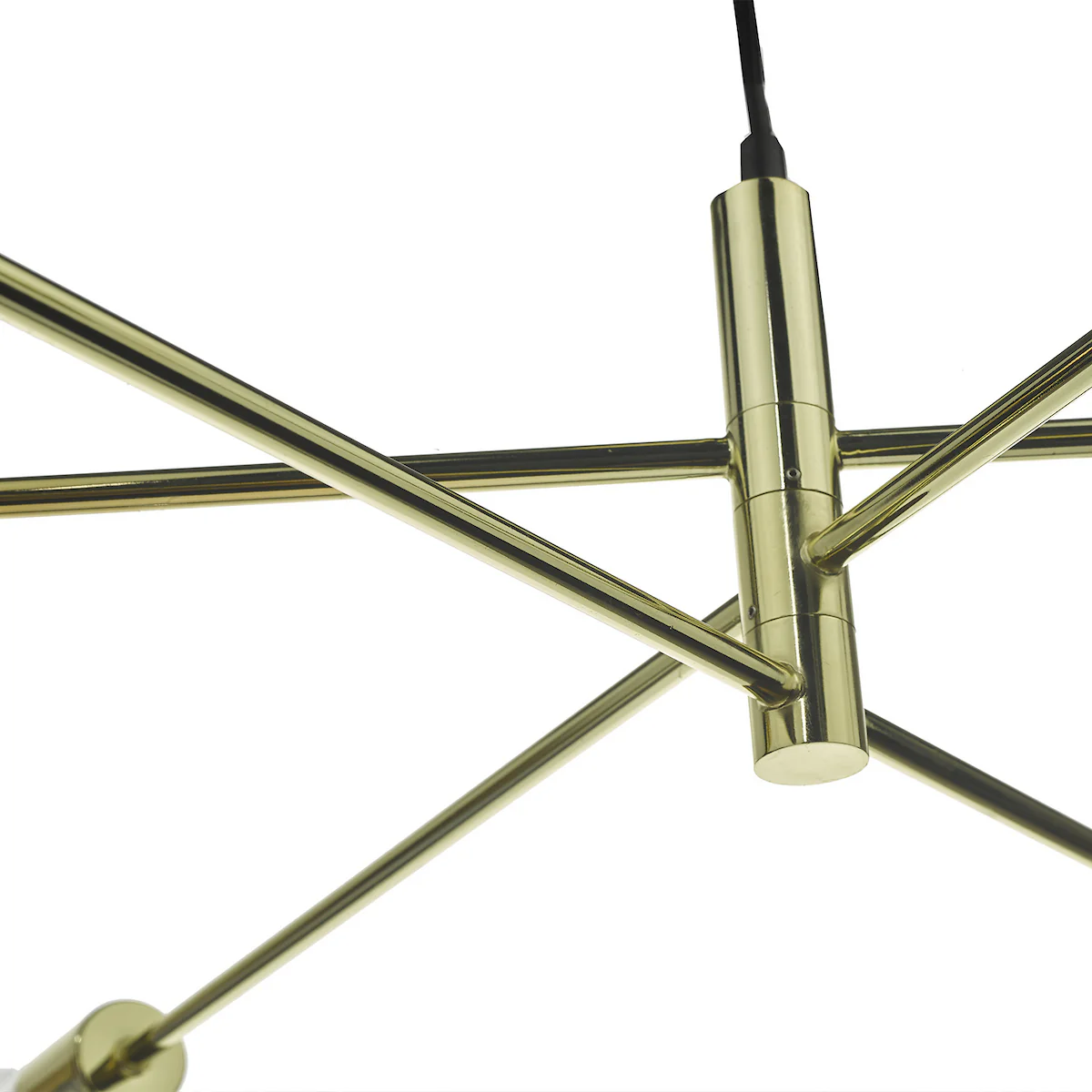 Alana 6 Light Pendant Polished Gold - Modern Ceiling Lighting - Image 3