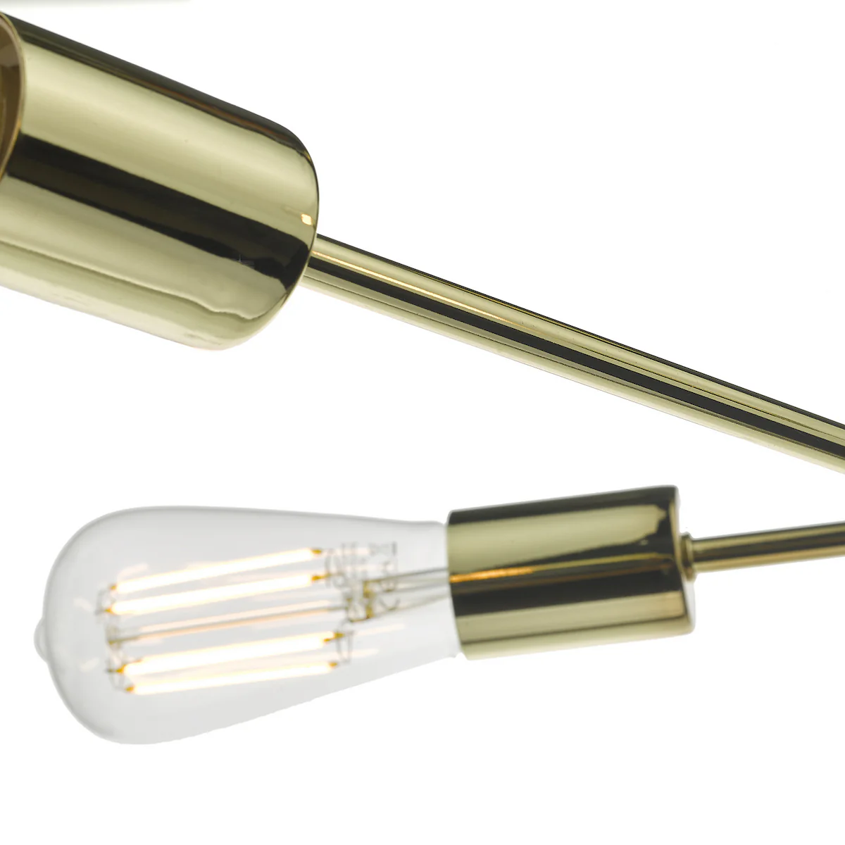 Alana 6 Light Pendant Polished Gold - Modern Ceiling Lighting - Image 4
