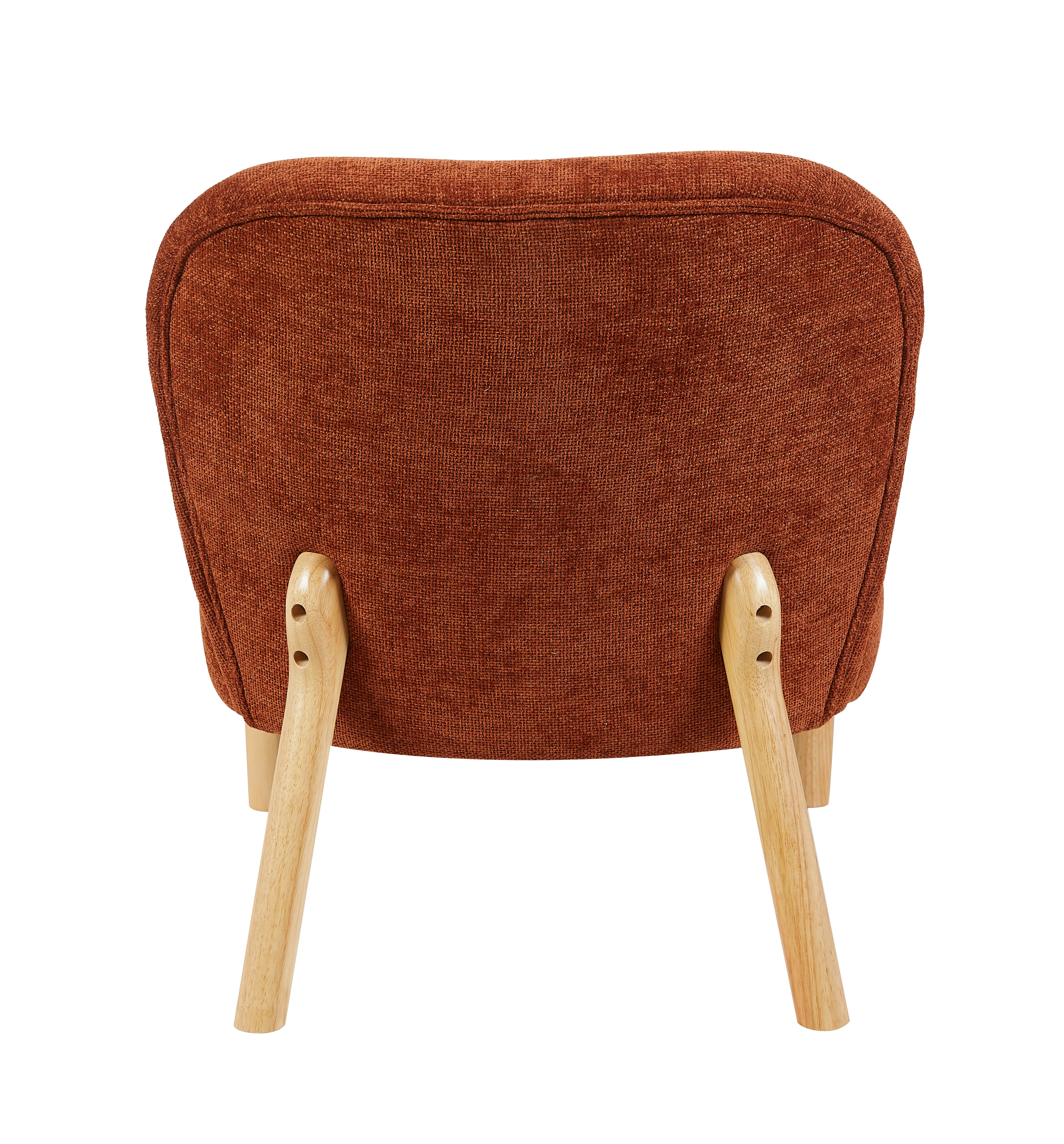 Alana Accent Chair Rust - Modern Fabric Living Room Chair - Image 5