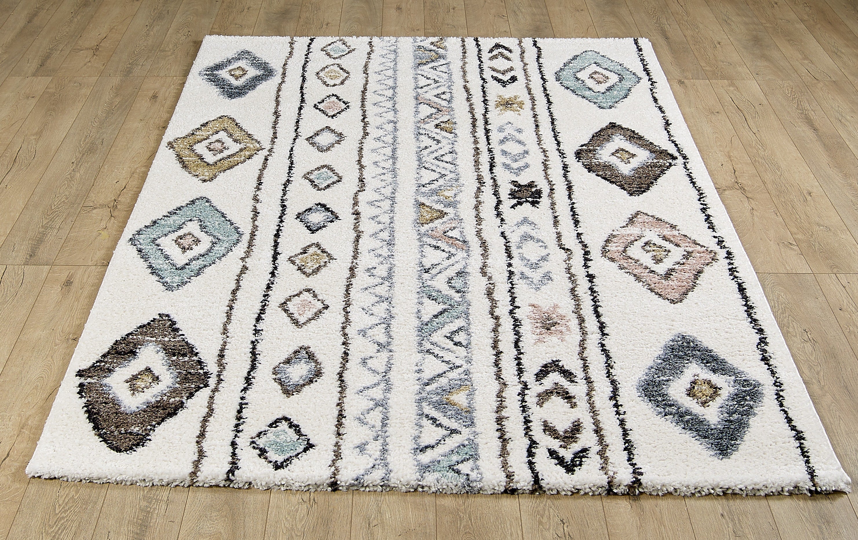 Alaska Geometric Rug 5 - 104 White - Image 3
