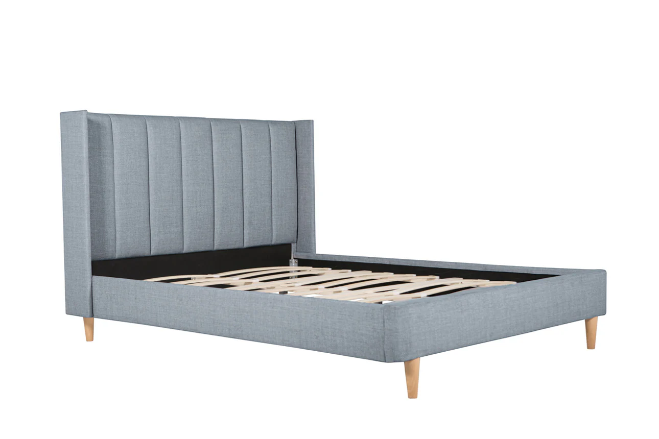 Allegra 5ft King Size Bed Grey - Bedroom Collection - Image 4