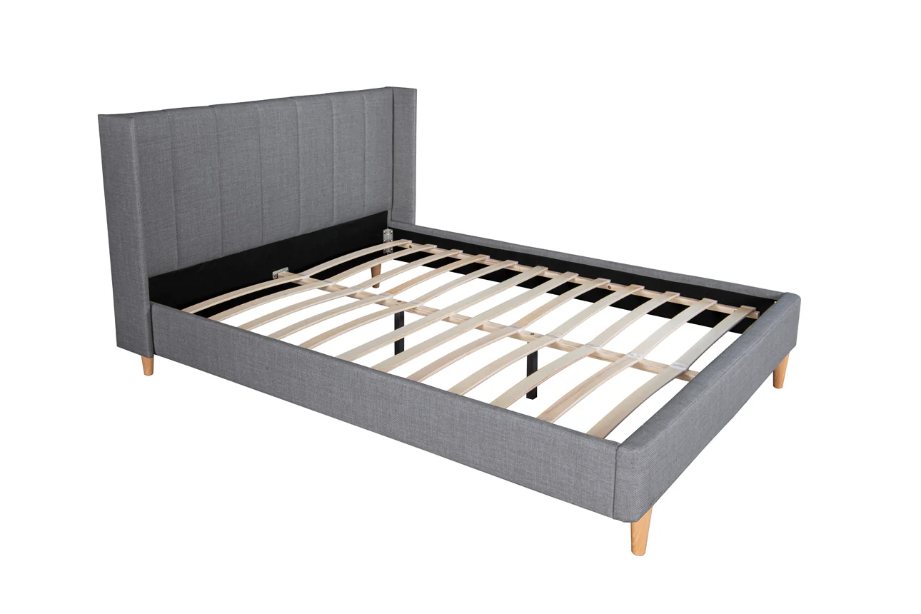 Allegra Double Bed 4'6" Grey - Image 3