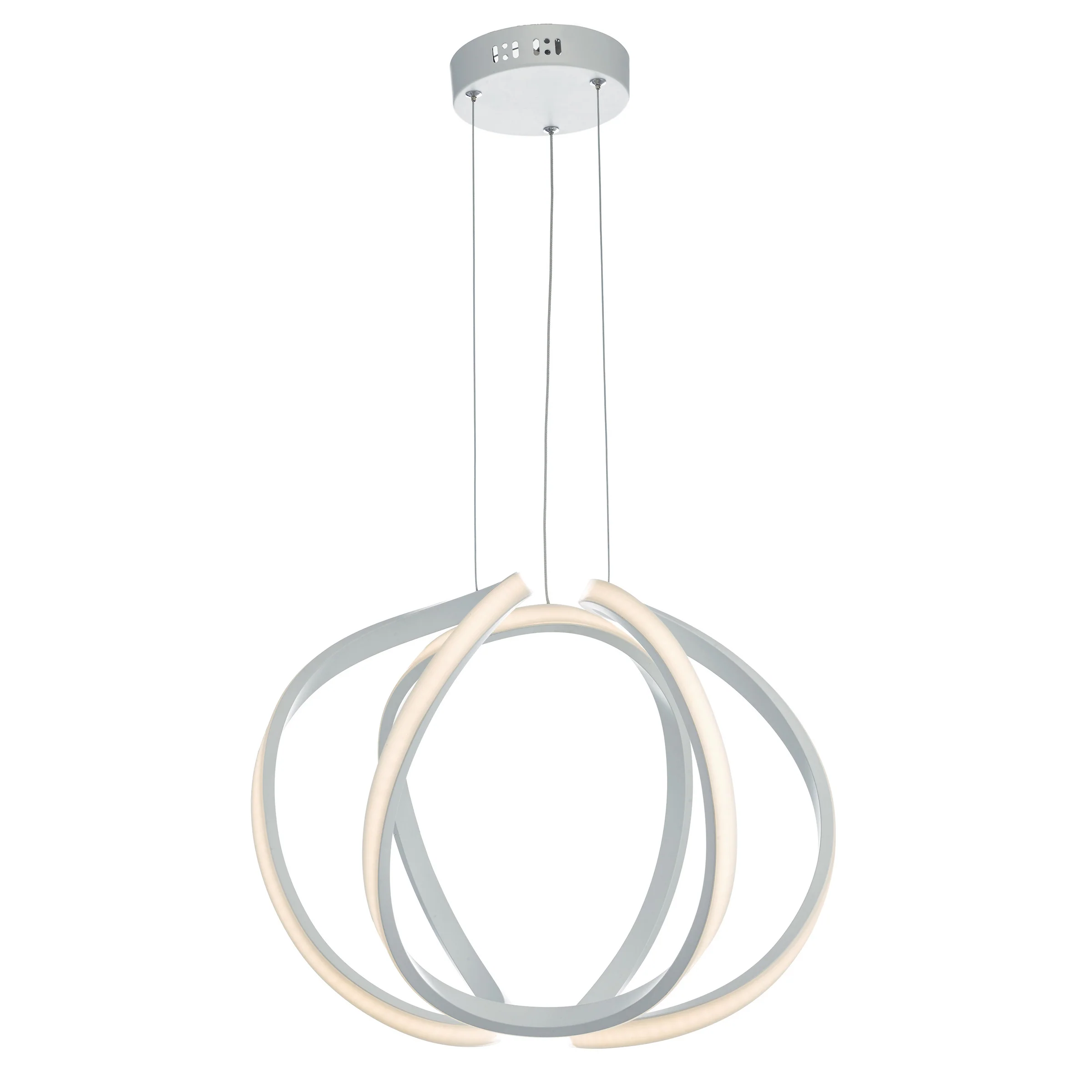 Alonsa Large Pendant LED White - Modern LED Ceiling Lighting - Image 3