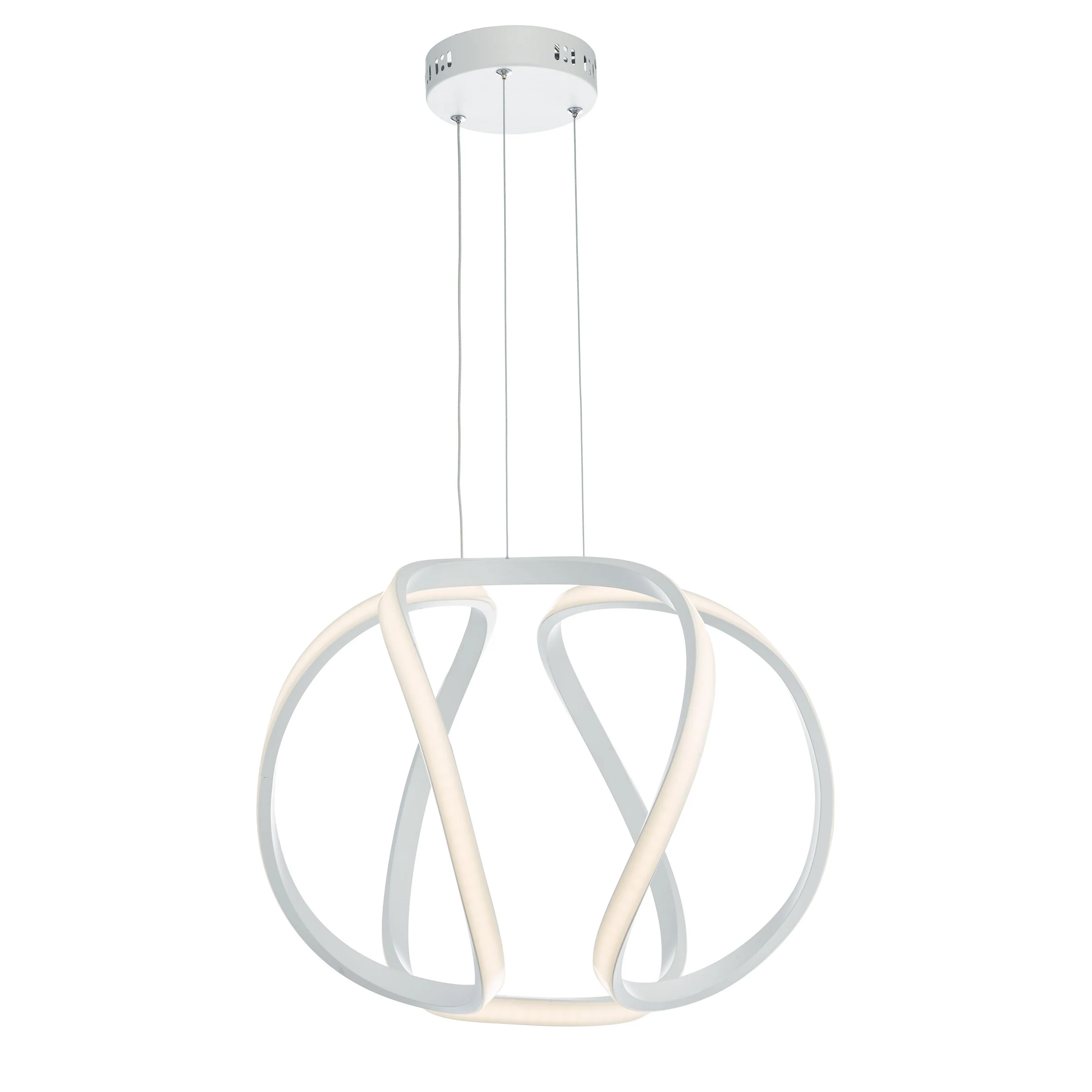 Alonsa Small Pendant LED White - Ceiling Lighting Collection - Image 3