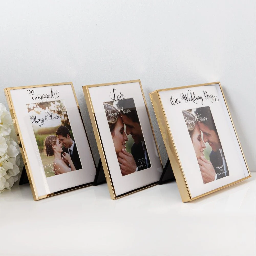Always Forever Engaged Gold Finish Frame - Image 3
