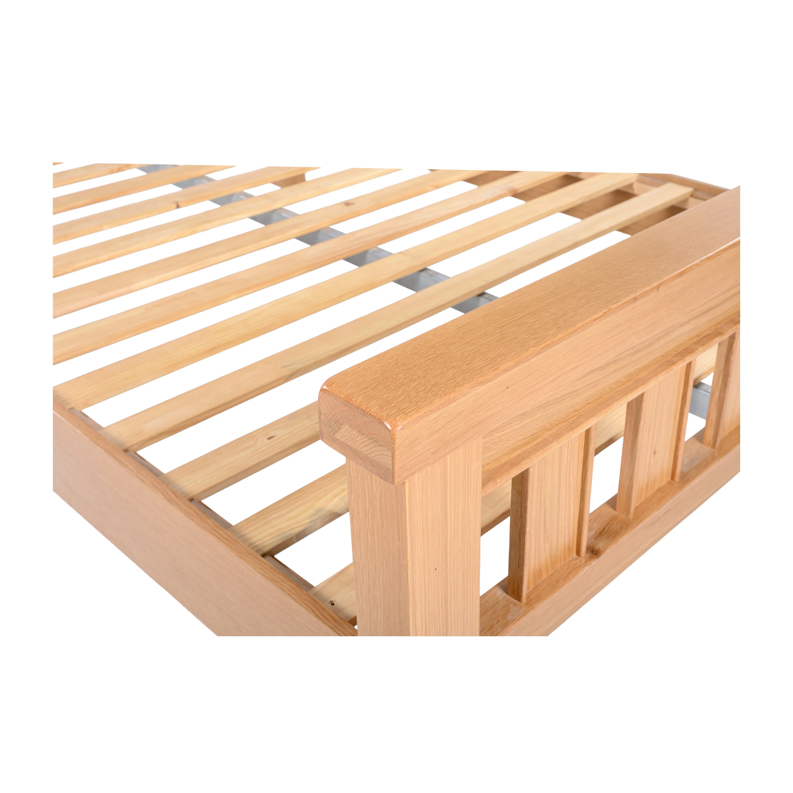 Andora 5ft King Size Bed Light Oak - Bed Frame Bedroom Collection - Image 4