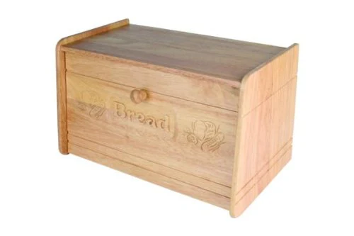 Apollo Housewares Wood Carved Bread Bin