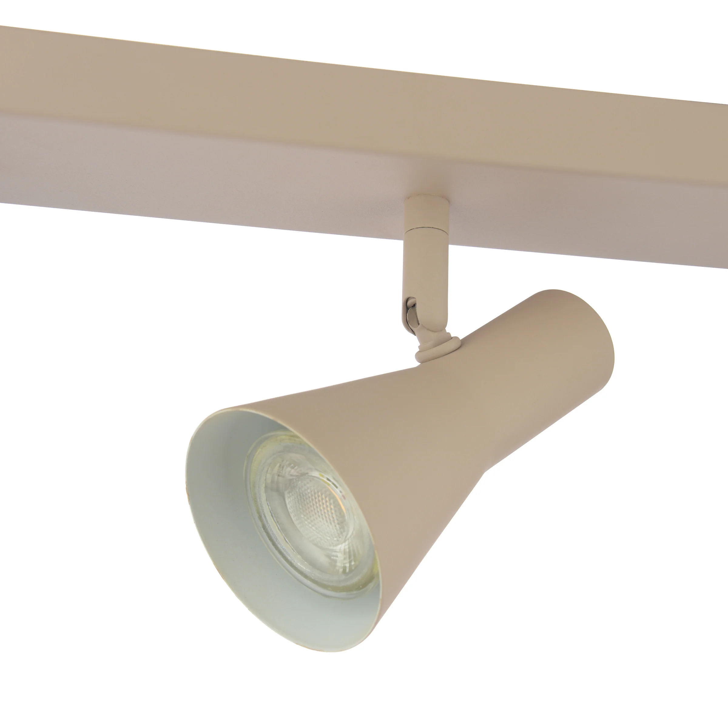 Arnel 4 Light Semi-Flush Satin Taupe - Ceiling Lights - Image 4