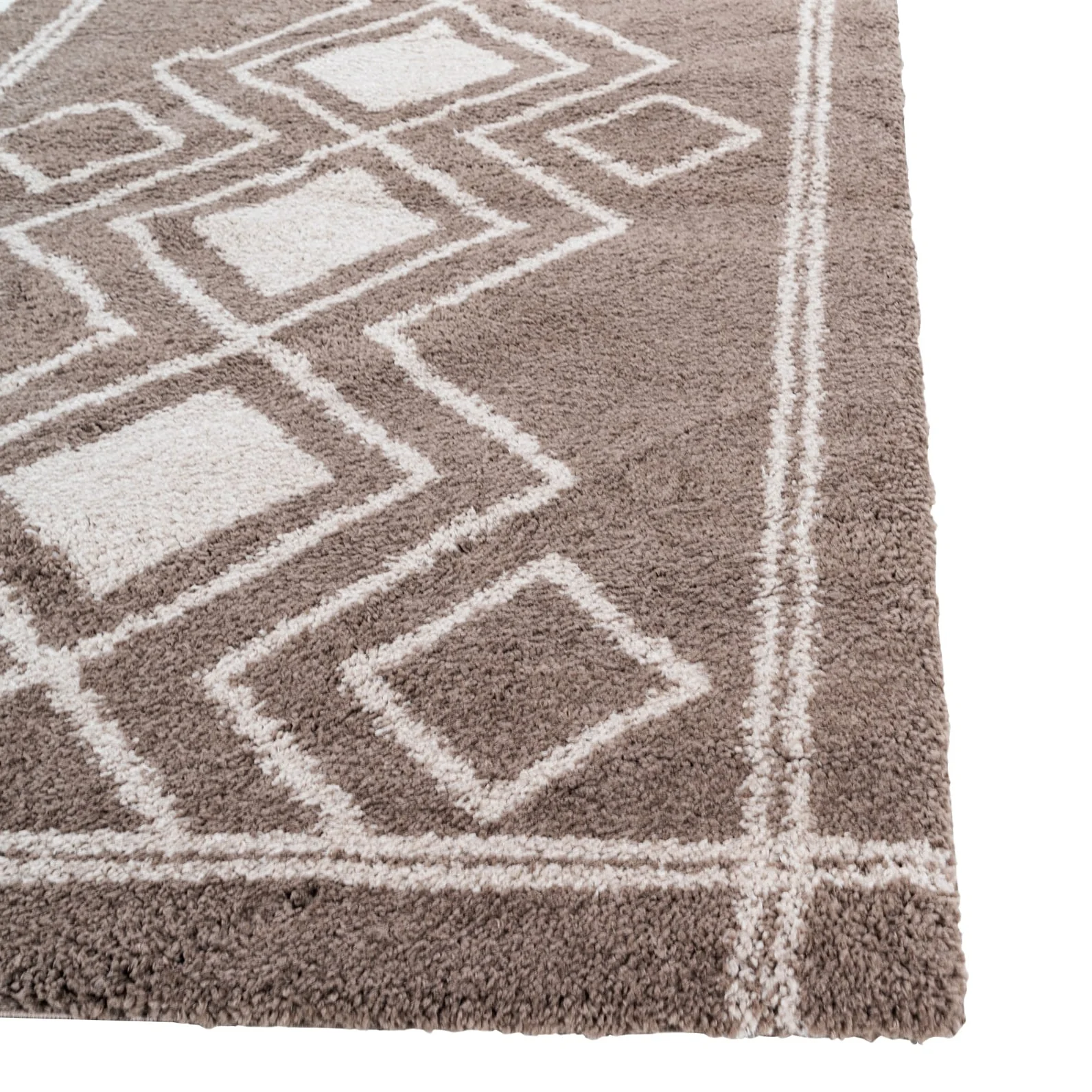 Ashton Geometric Rug 02 Taupe Beige - Image 5
