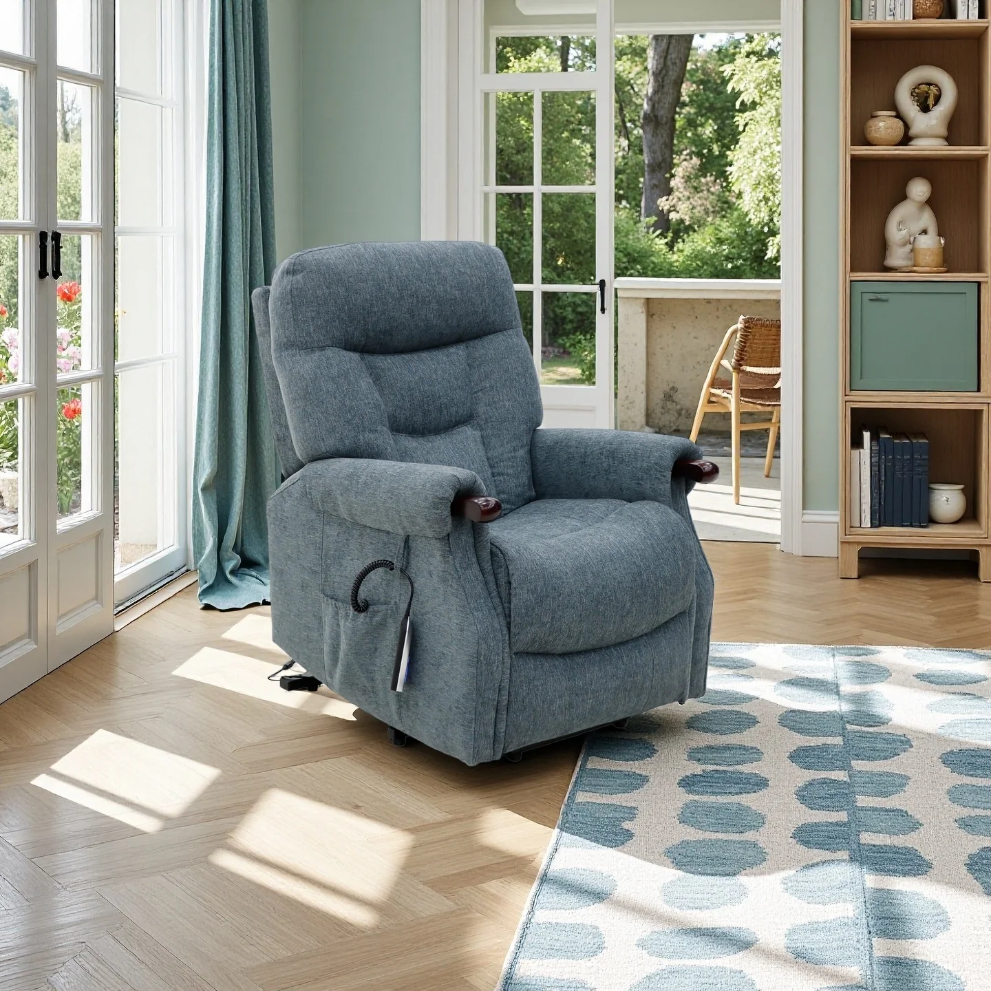 Astoria Dual Motor Lift & Tilt Chair Steel - Dual Motor Electric Recliner
