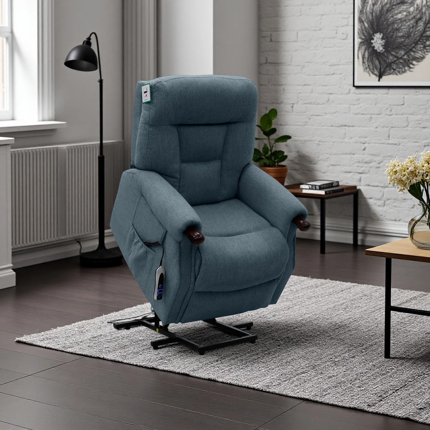 Astoria Dual Motor Lift & Tilt Chair Steel - Dual Motor Electric Recliner - Image 11