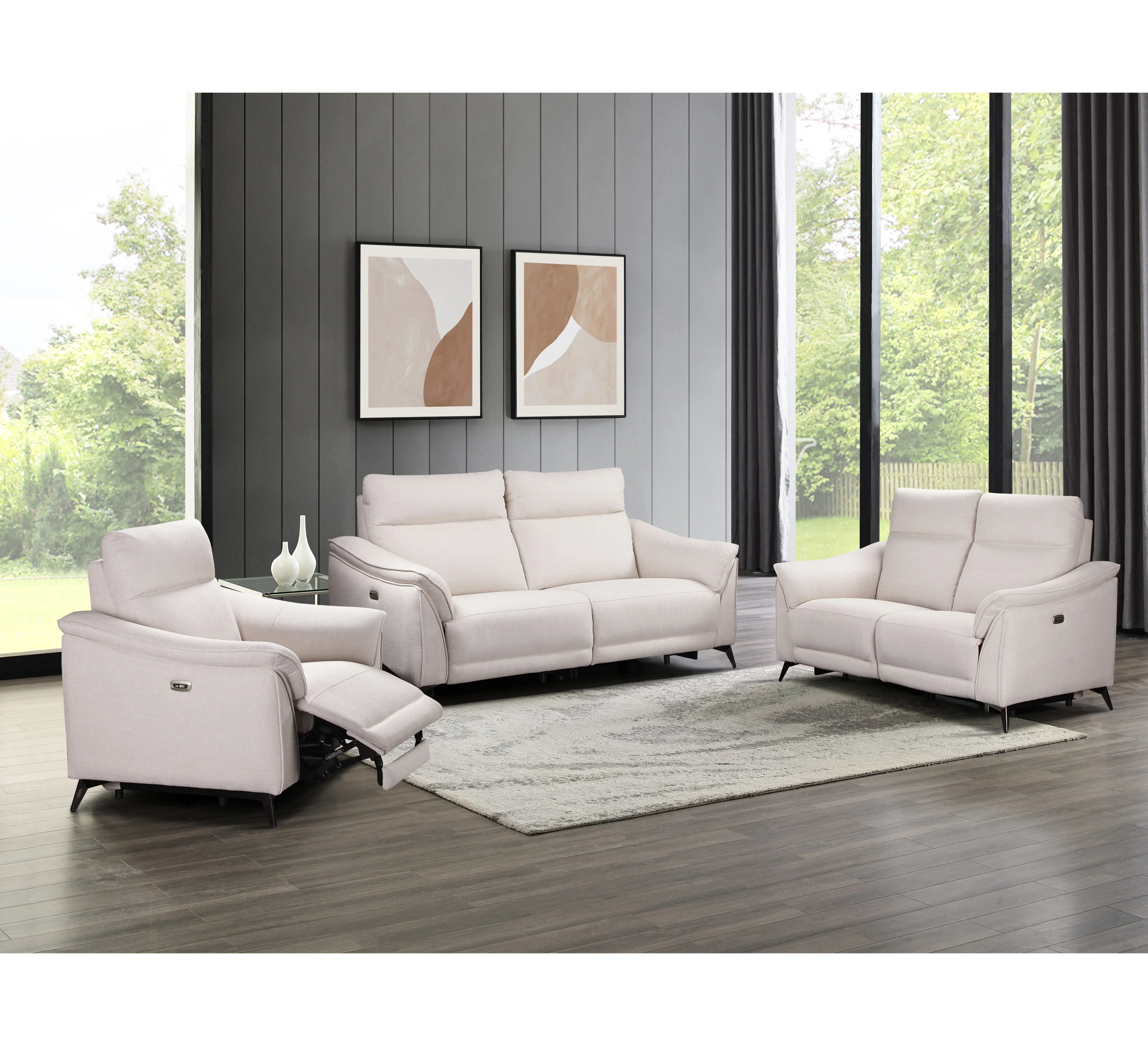 Austin Electric Recliner Chair White - Image 2