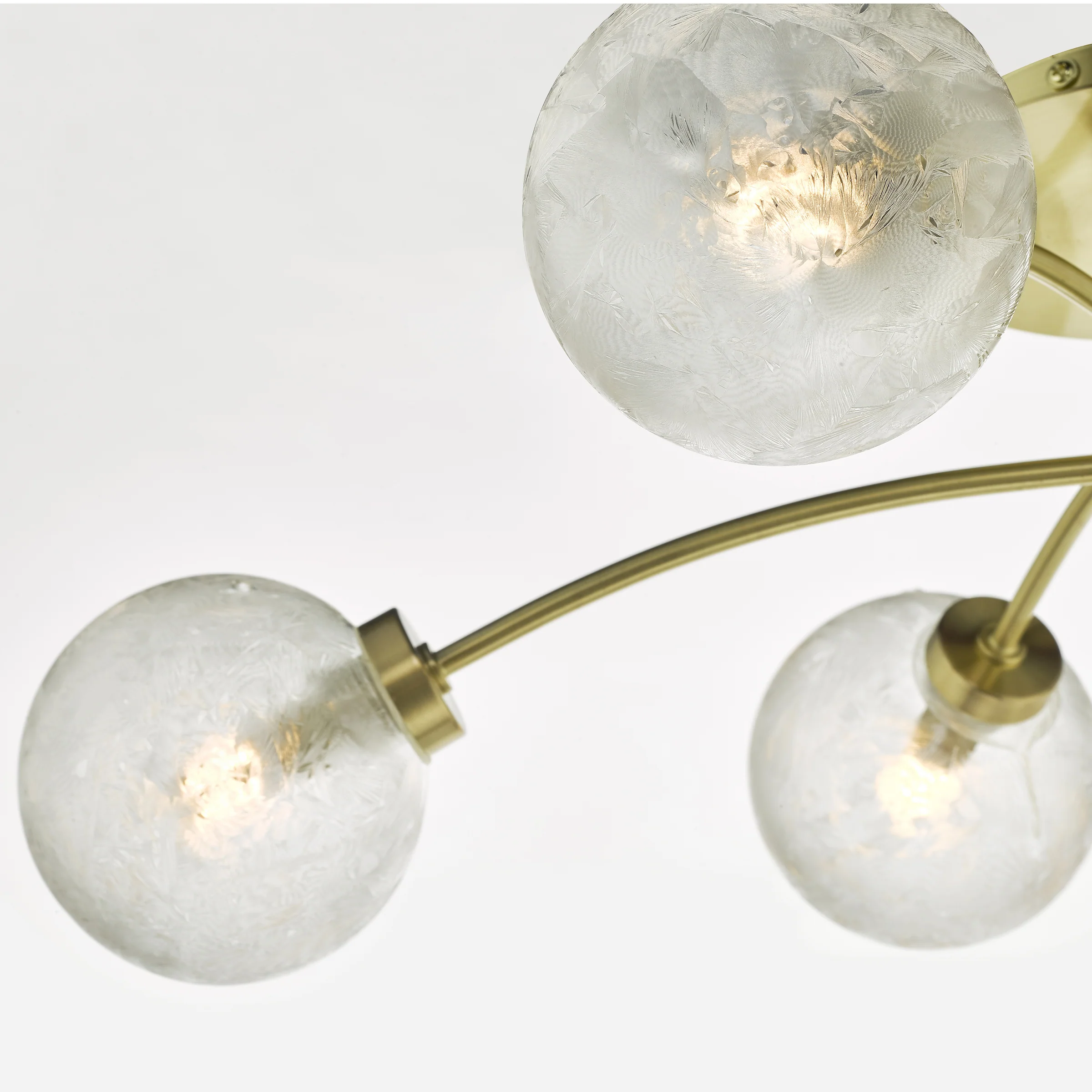 Avari 6 Light Semi Flush Satin Brass - Ceiling Lighting Collection - Image 4