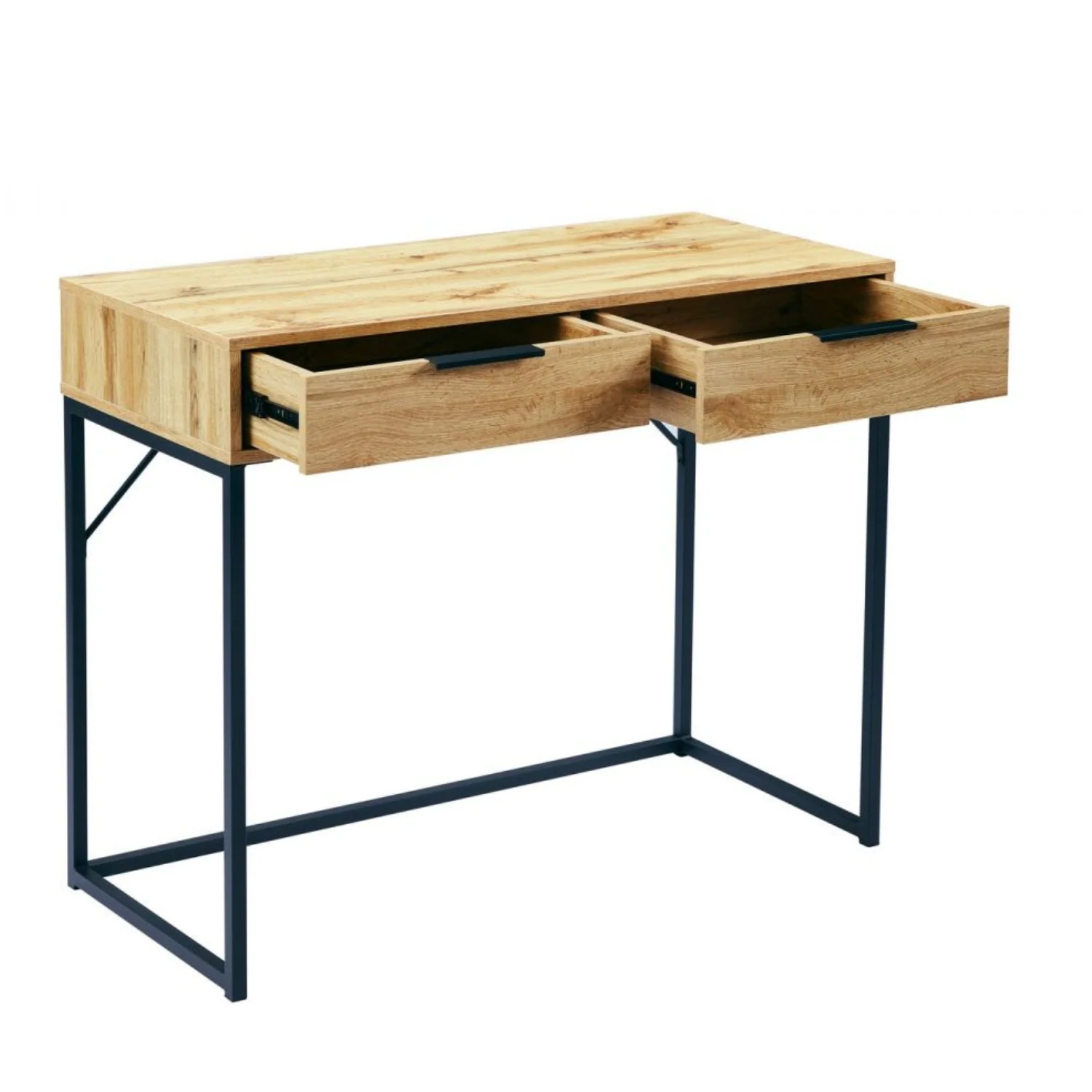 Bali Office Desk Oak - Image 2