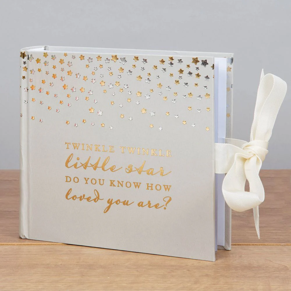 BAMBINO LITTLE STARS PHOTO ALBUM 4 X 6 TWINKLE TWINKLE