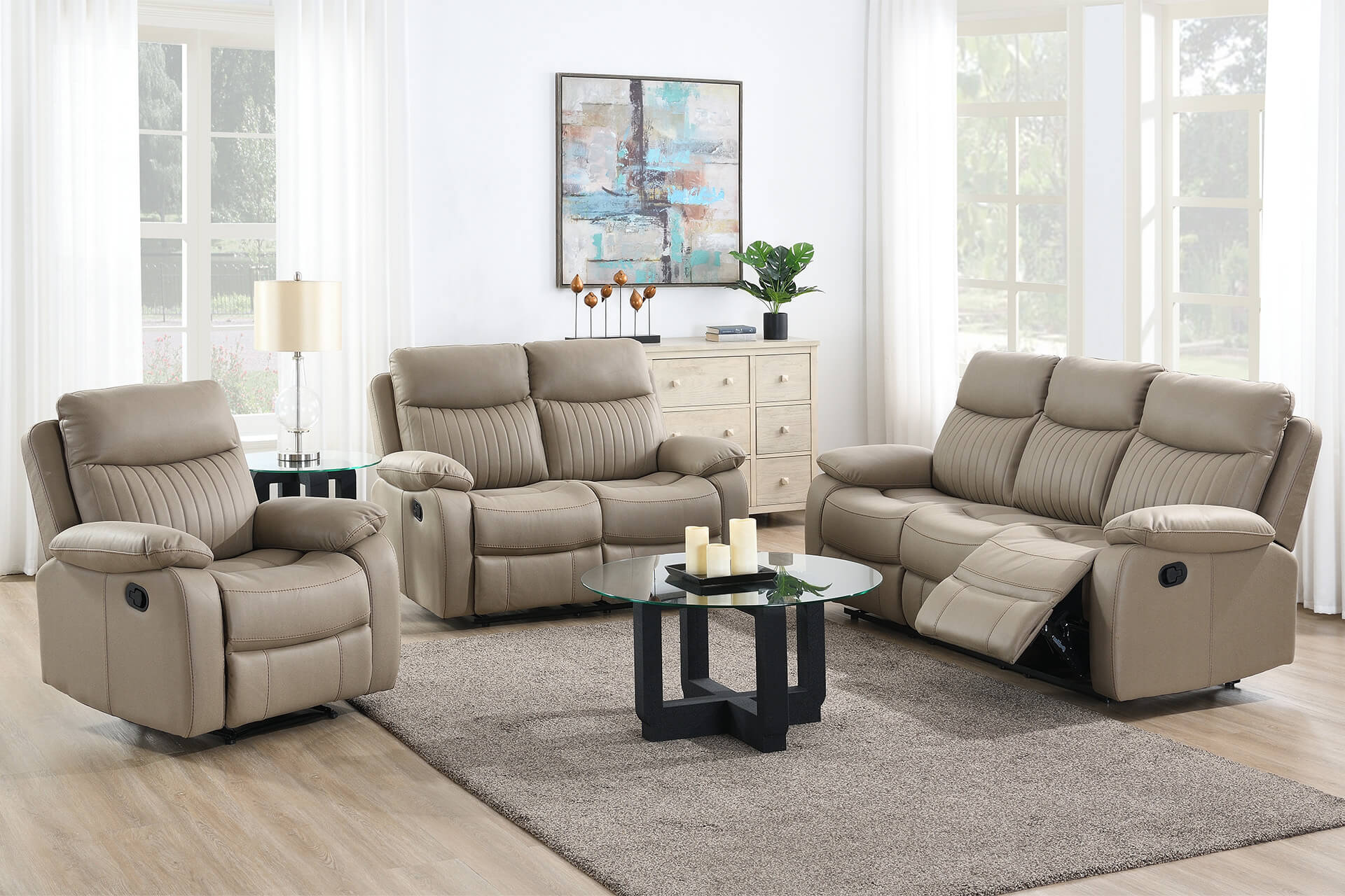 Barkley Recliner Chair Brown - Image 2