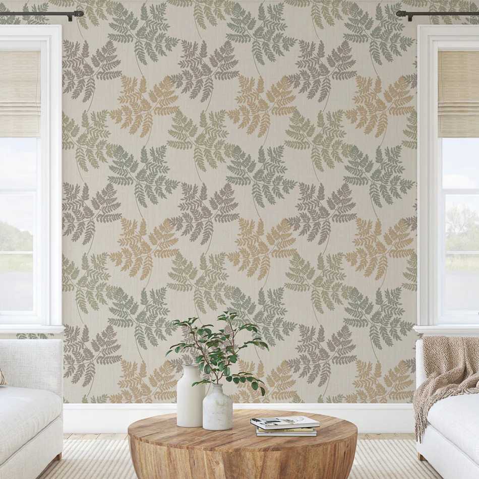 Belgravia Anaya Fern Green Wallpaper - Image 3