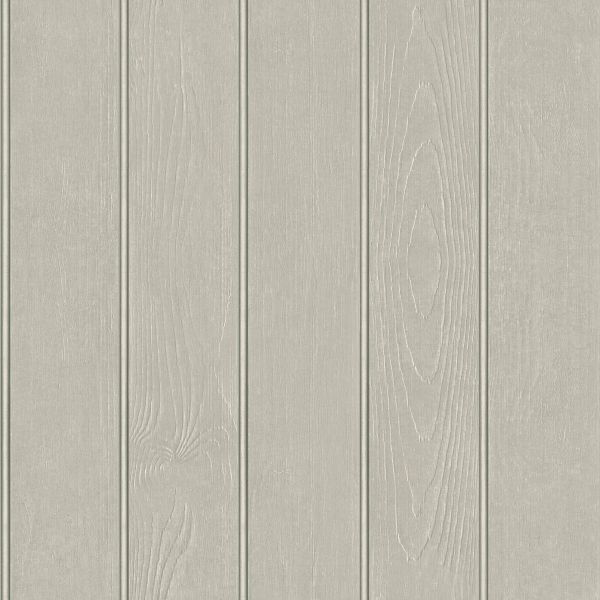 Belgravia Beaded Wood Panel Wallpaper Grey