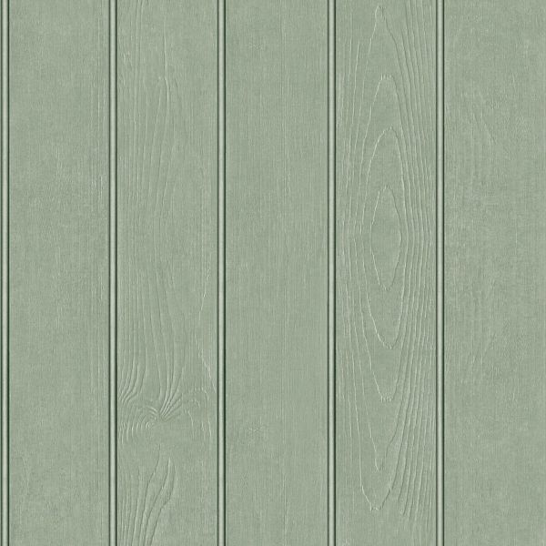 Belgravia Beaded Wood Panel Wallpaper Sage Green