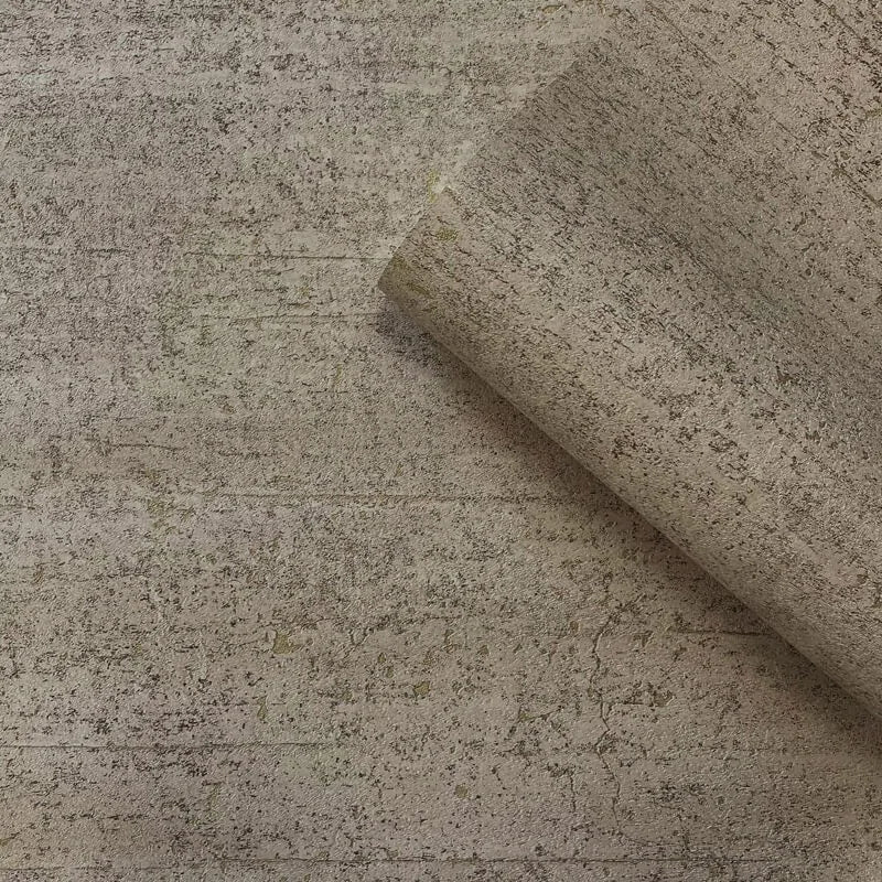 Belgravia Concrete Texture Mocha/Brown Metallic Wallpaper - Image 3