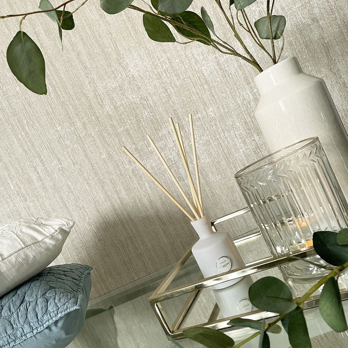 Belgravia Giovanna Plain Texture Wallpaper - Image 6