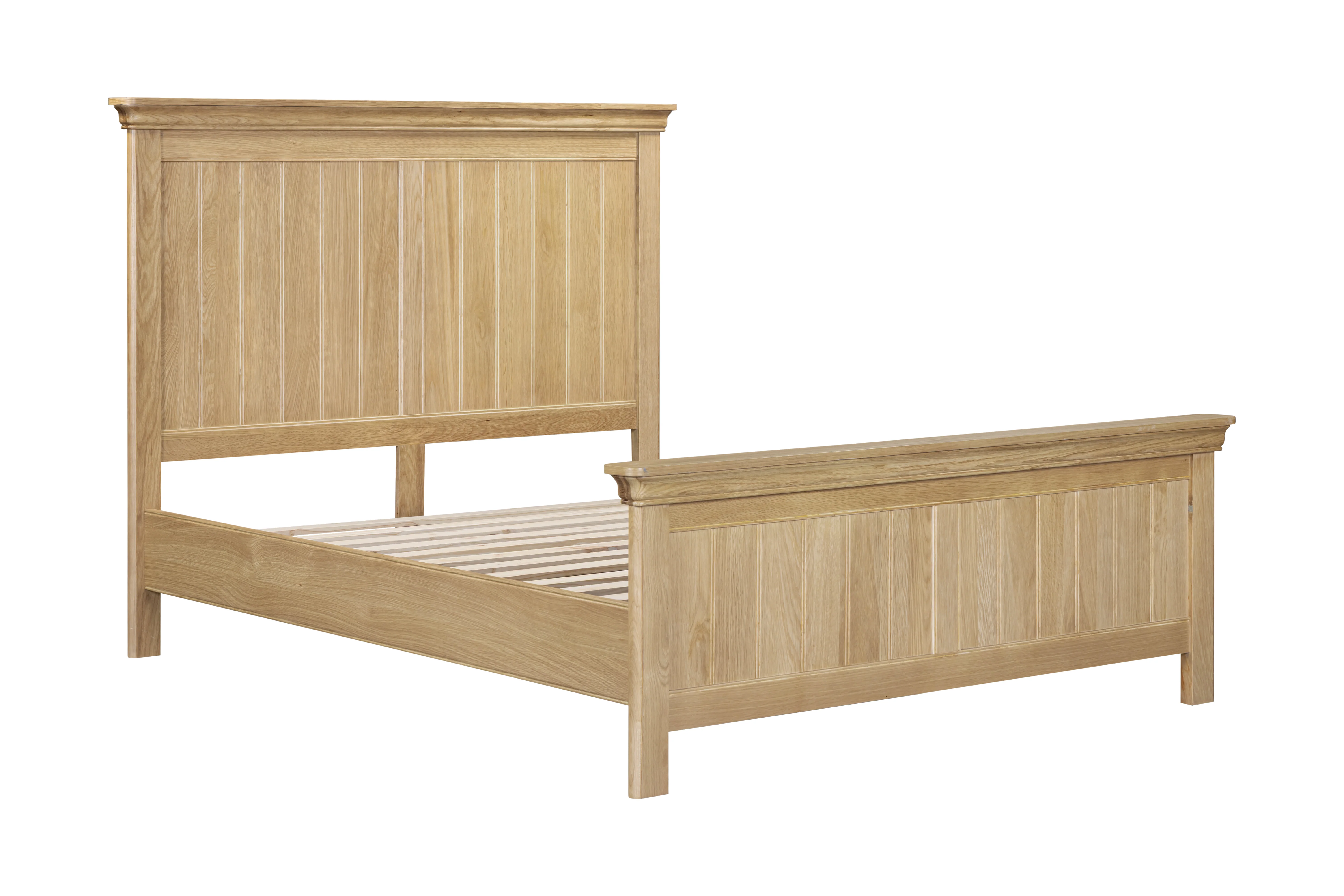 Bergen 6ft Super King Size Bed - Light Oak Bedroom Collection