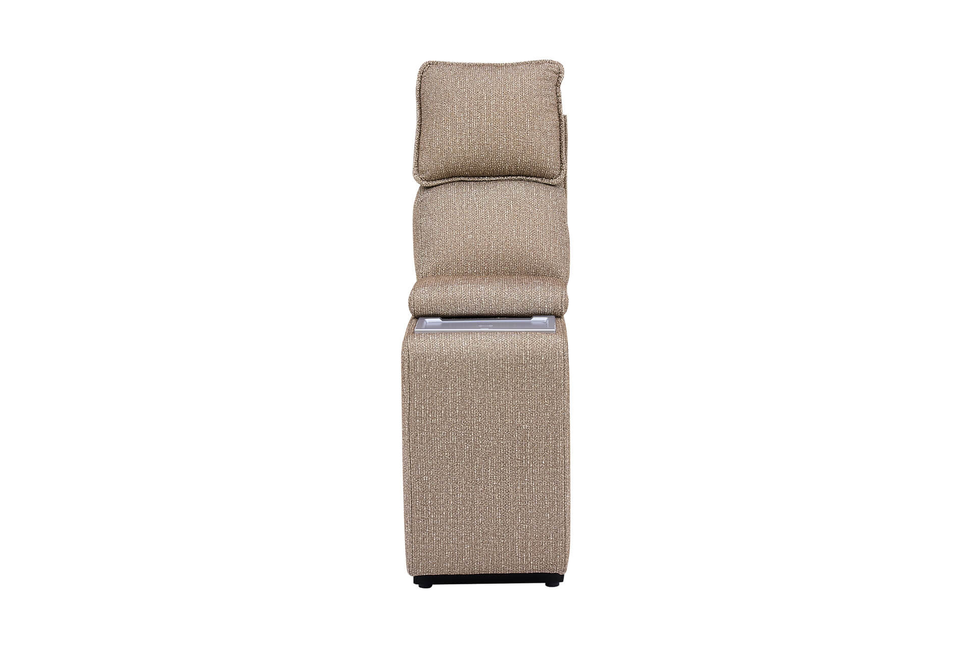 Blaine Console Sectional Sofa in Latte - Modular Fabric Sofa Collection - Image 3