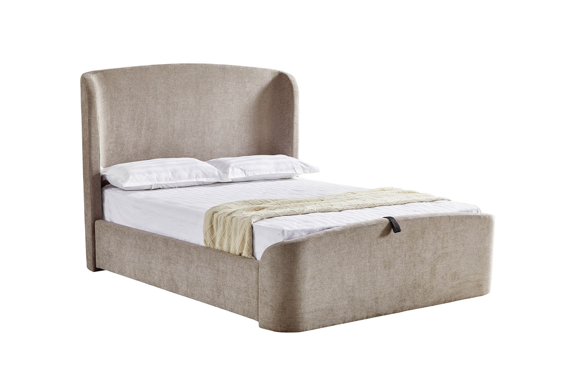 Blaire 6' Ottoman Bed Beige