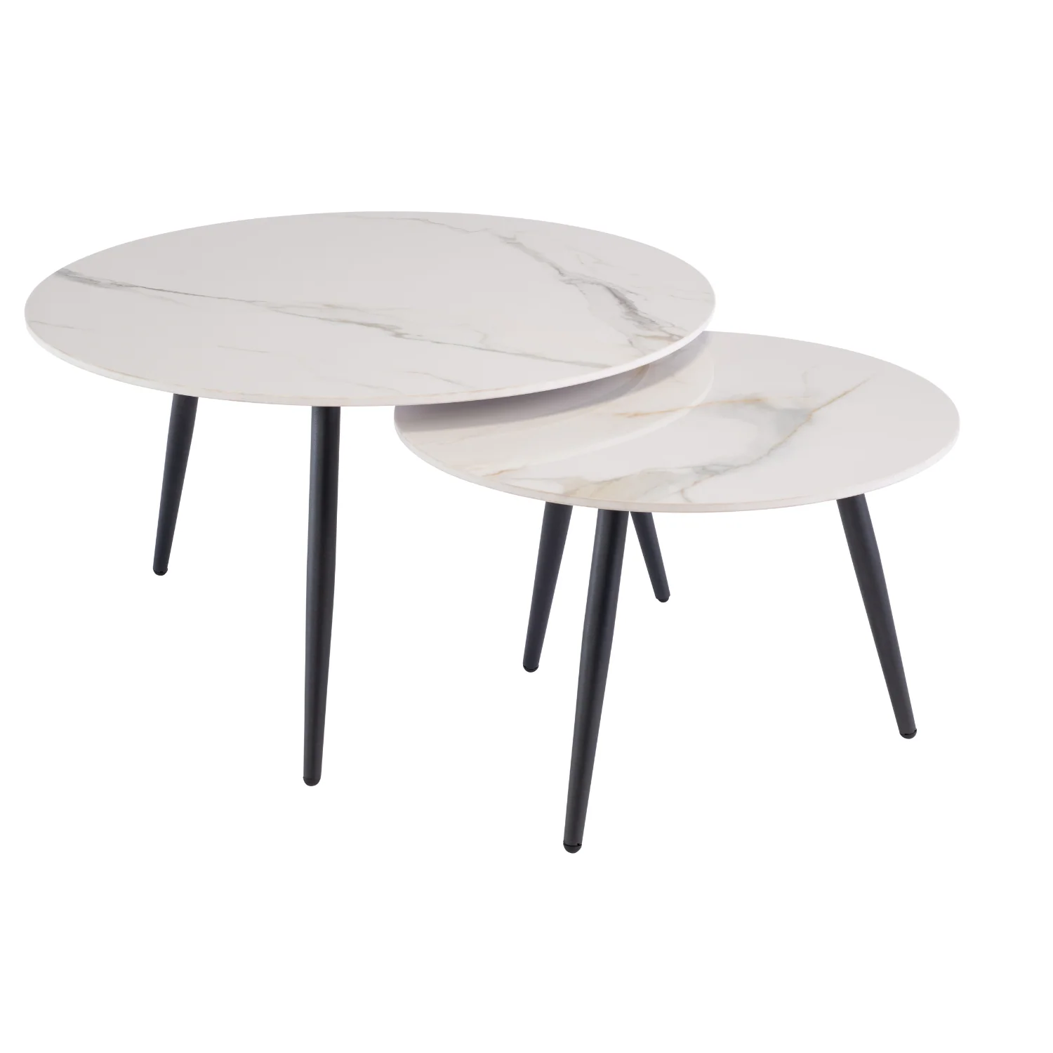 Blake Nest of Coffee Tables White