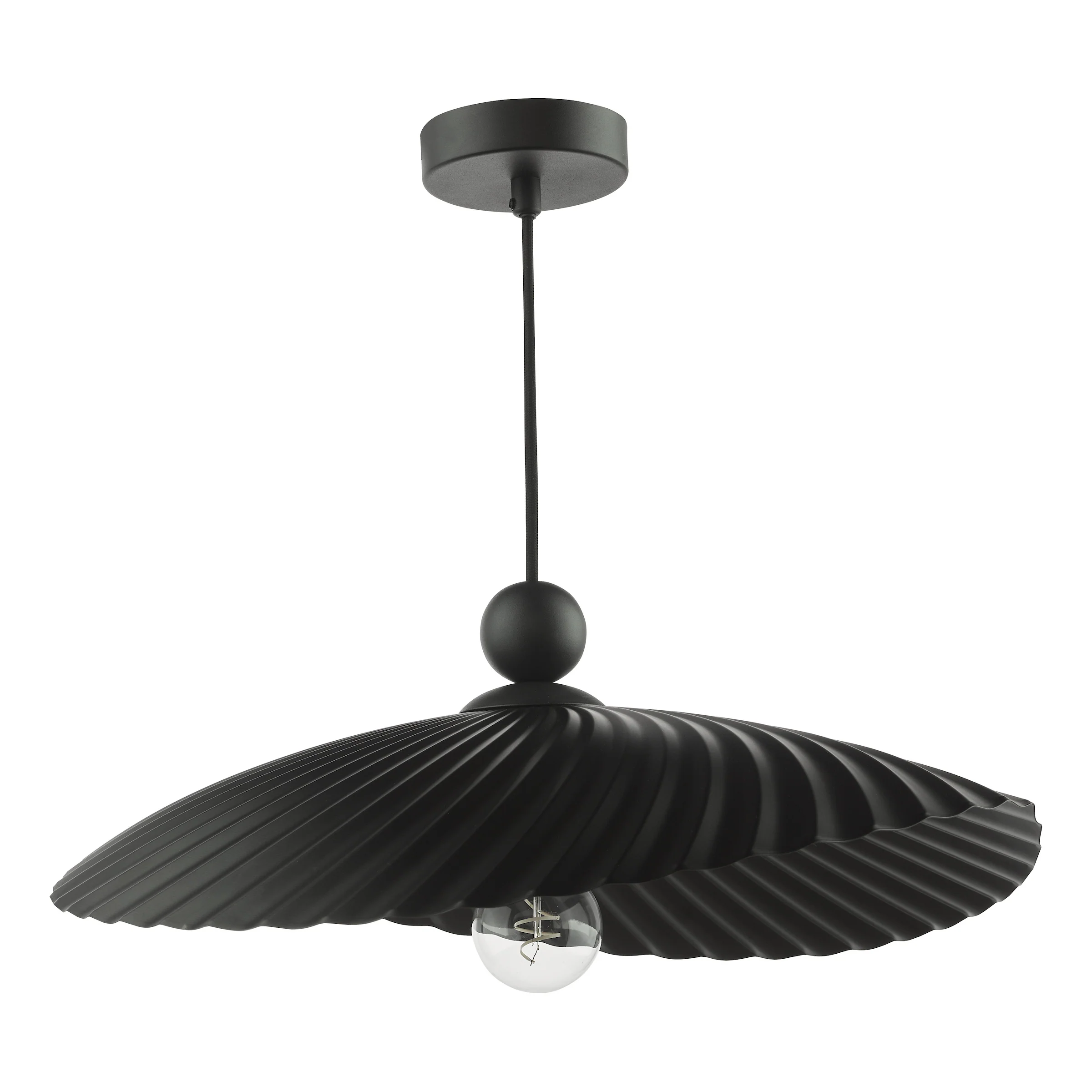 Bouvier Pendant Light Matt Black – Modern Ceiling Lighting - Image 3