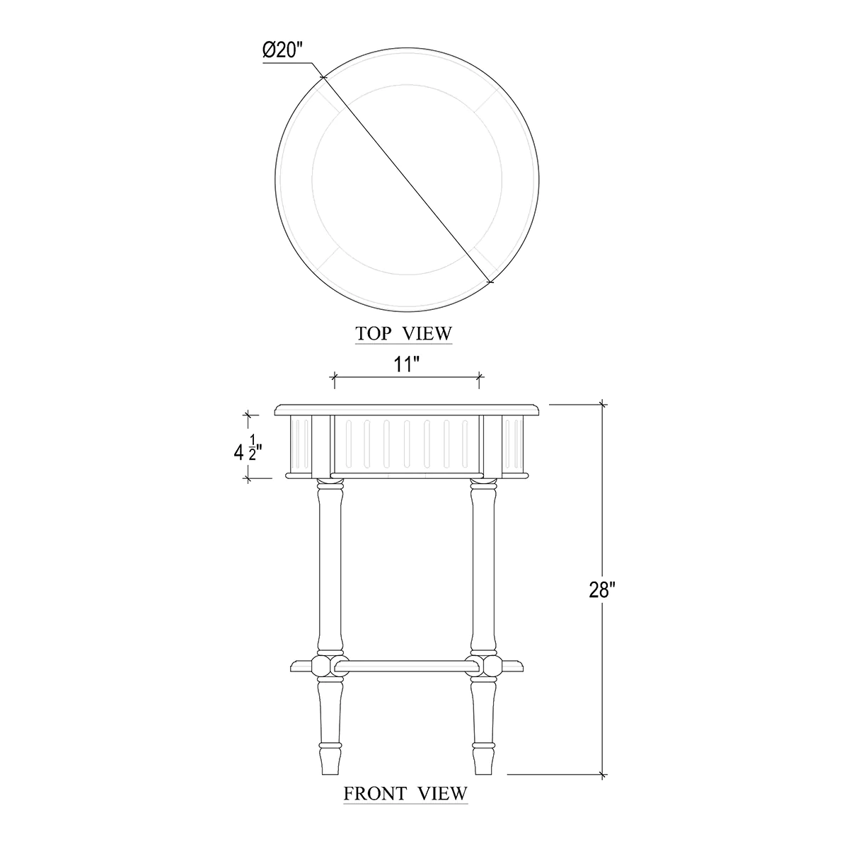 Bramble Covington Bedside Table - Image 10