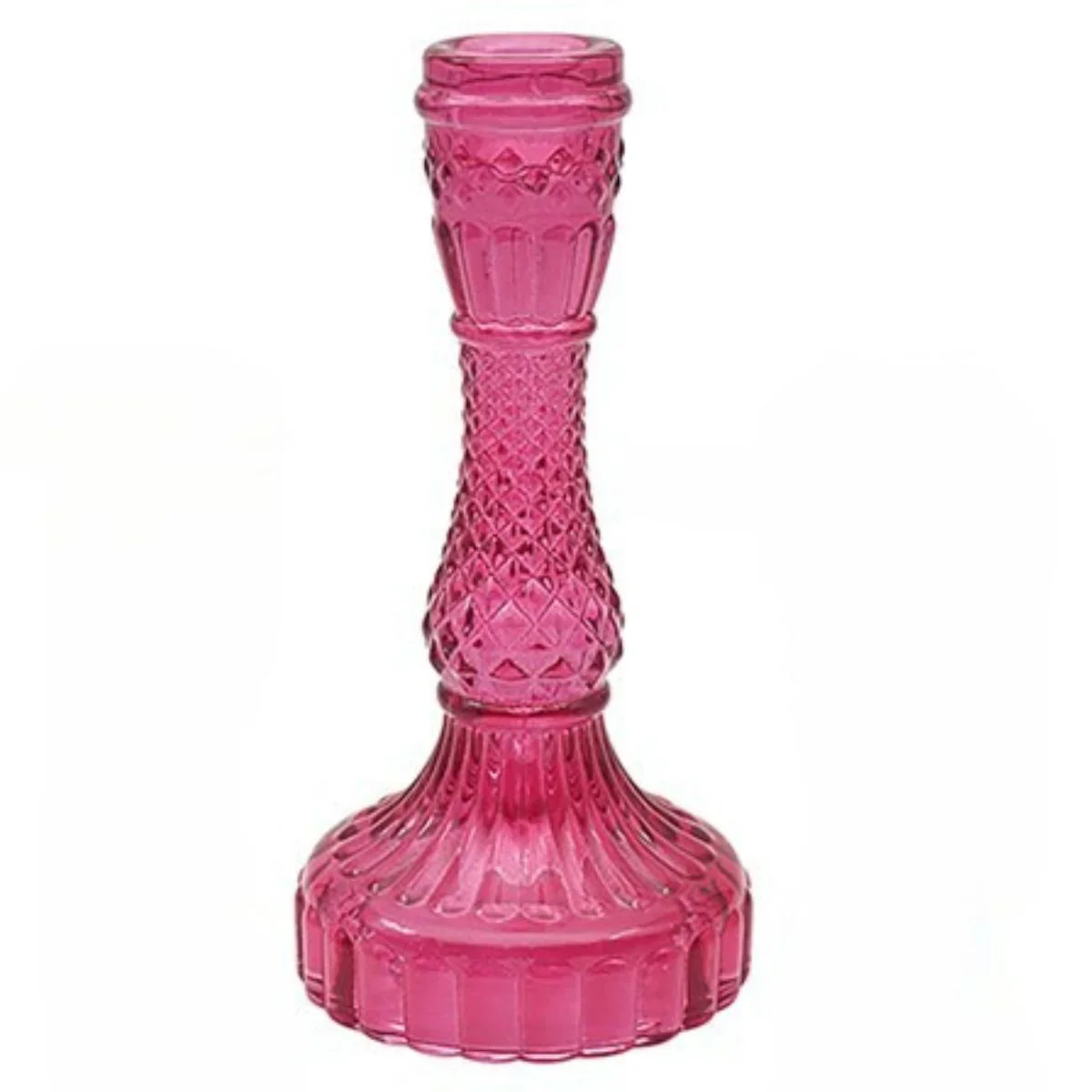 Bright Glass Candlestick Large Mutli - Image 2