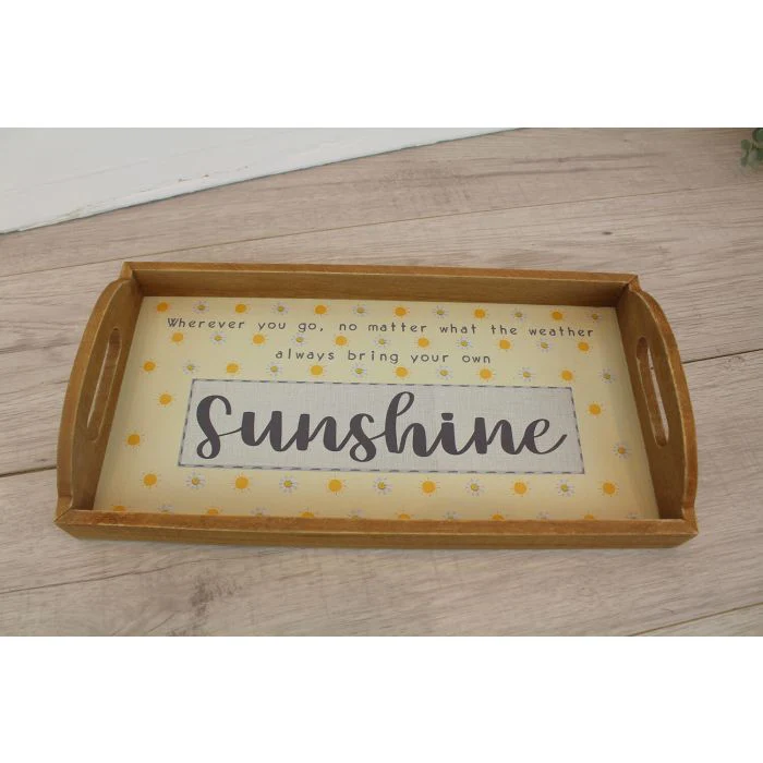Bring Sunshine Wooden Tray