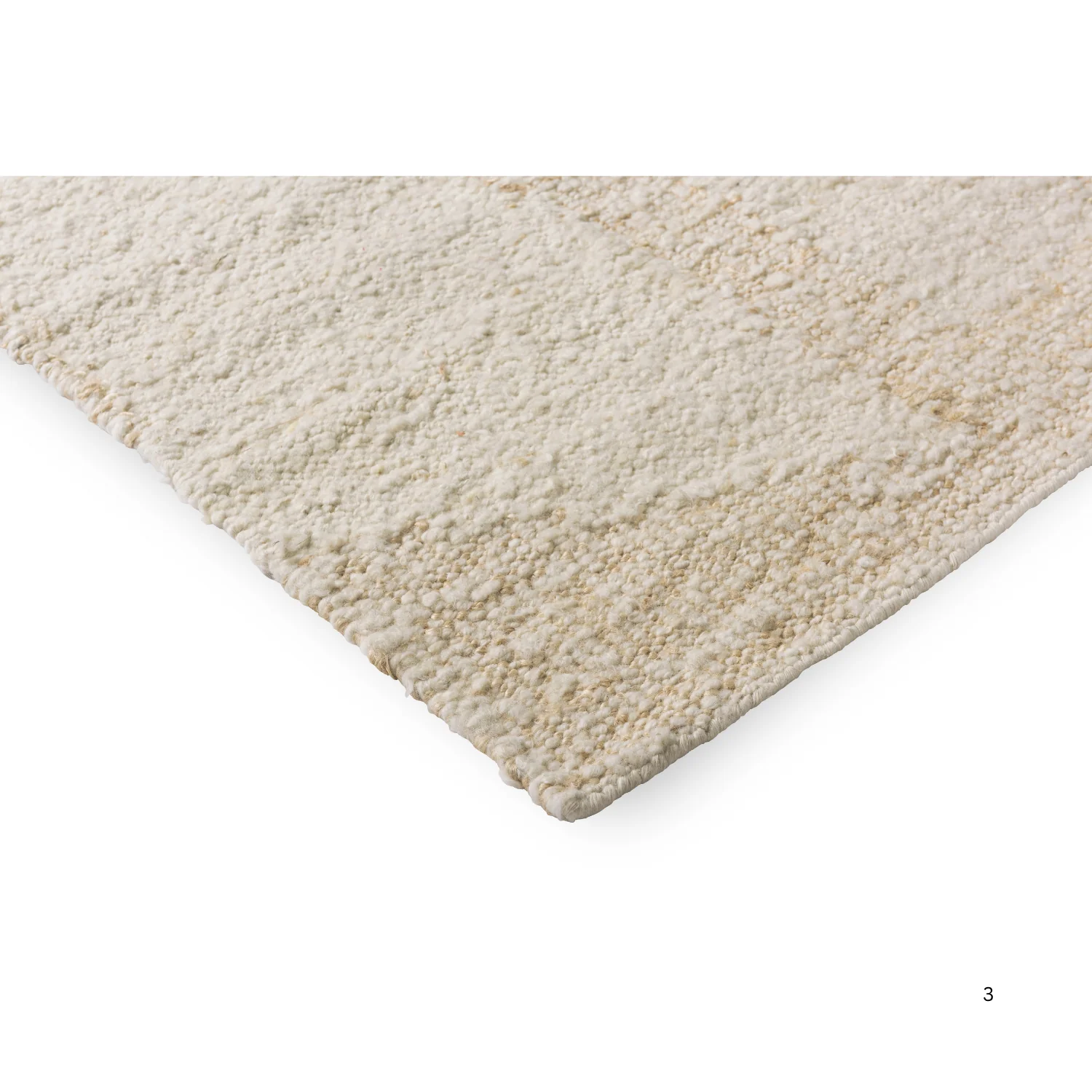 Brink & Campman Craft Fundament Abstract Rug Wool White - Image 5