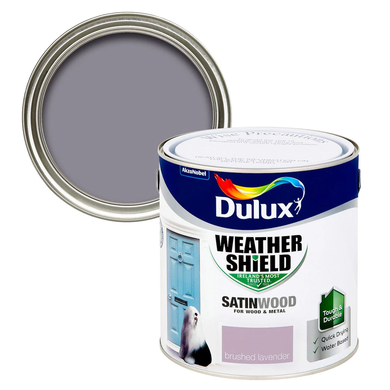 Dulux Weathershield Exterior Satinwood Brushed Lavender