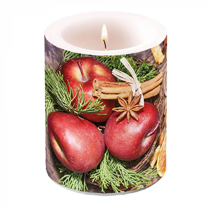Candle Big Winter Apples