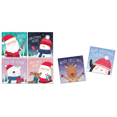 Cards XMAS Santa School 30 Pack - Image 2