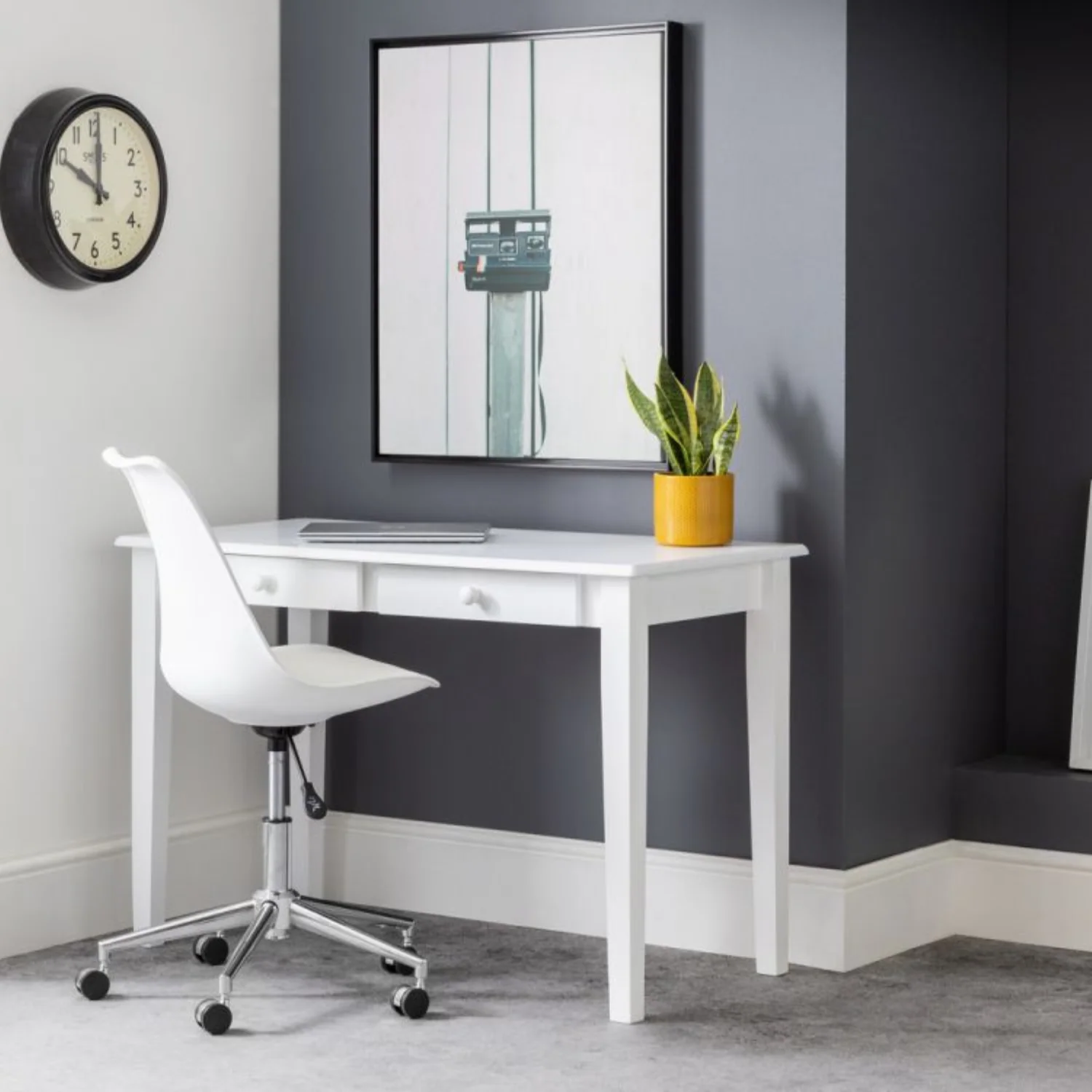 Carrington Office Desk White - Image 6