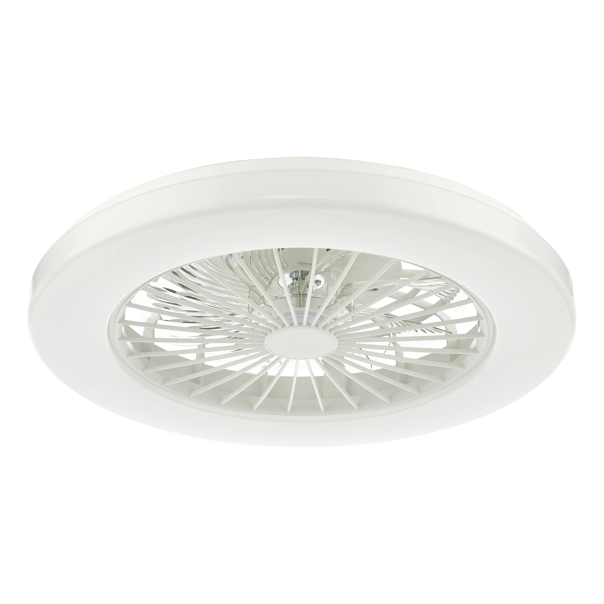 Fan Flush White LED | Lighting – Flush Ceiling Fitting - Image 2