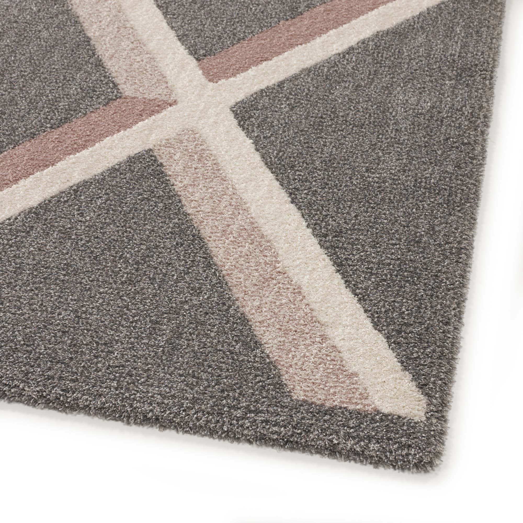 Chad Geometric Rug 592 Grey - Image 3