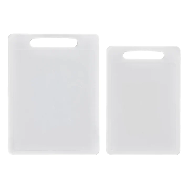 Chef Aid White Poly Chopping Board Set/2 - Image 2