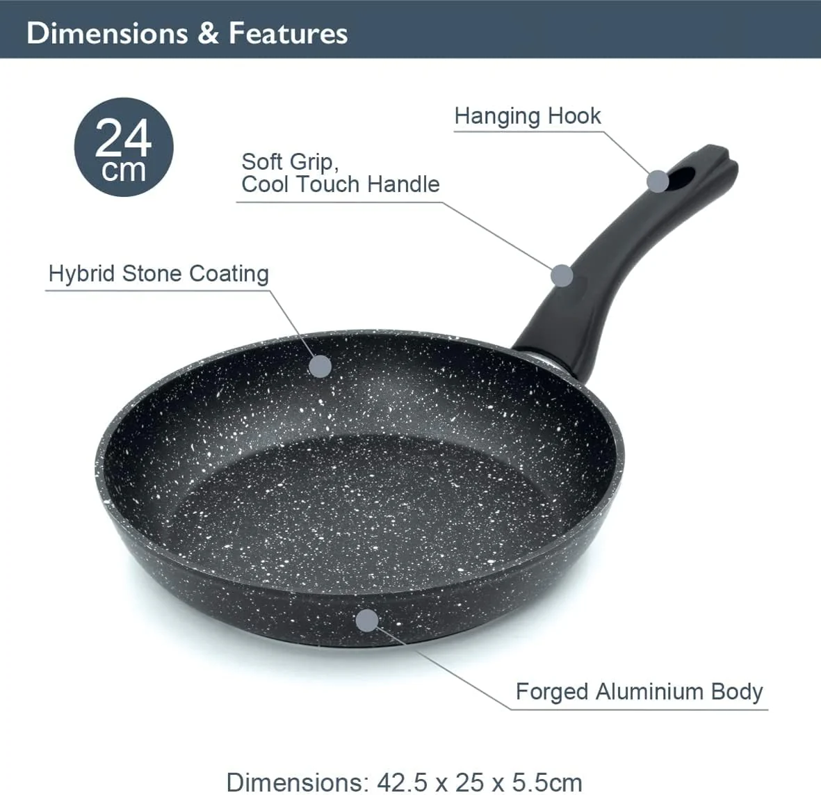 Chef's Choice Ceramic Coated Frying Pan - Image 4