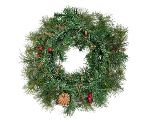 Christmas Decoration Ipswich Wreath Snowy - Image 3