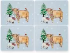 Cooksmart Christmas On The Farm Set of 4 Placemat
