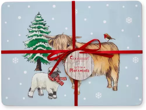 Cooksmart Christmas On The Farm Set of 4 Placemat - Image 2
