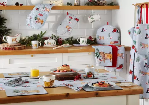 Cooksmart Christmas On The Farm Set of 4 Placemat - Image 4