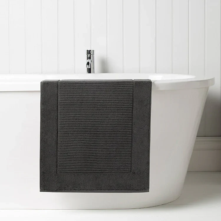 Christy Signum Bath Mat Ash Grey - Image 2