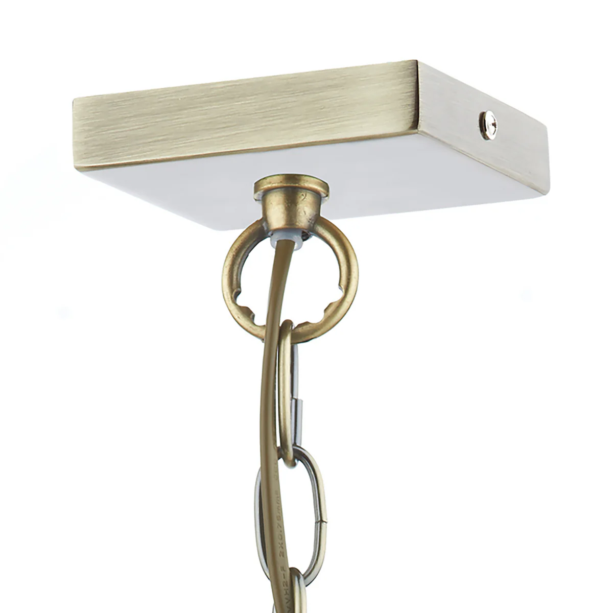 Churchill 1 Light Pendant Antique Brass - Pendant Ceiling Light - Image 3
