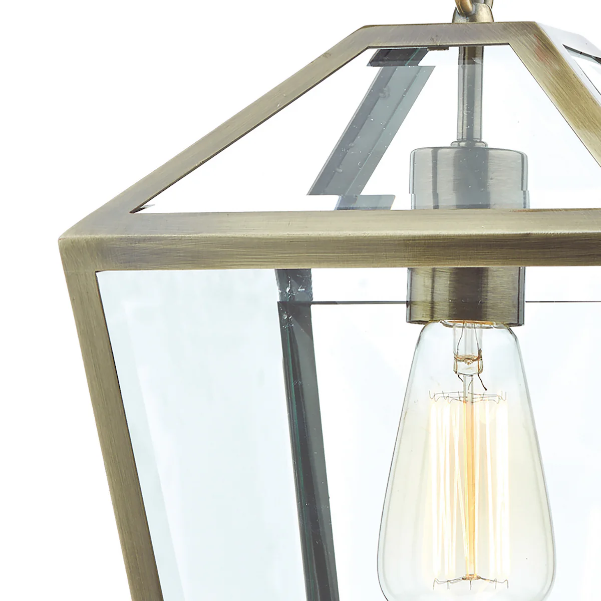Churchill 1 Light Pendant Antique Brass - Pendant Ceiling Light - Image 4